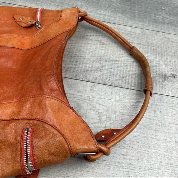 VINTAGE MARZIA Made in Italy GENUINE LEATHER HOBO Bag Purse - Picture 6 of 15